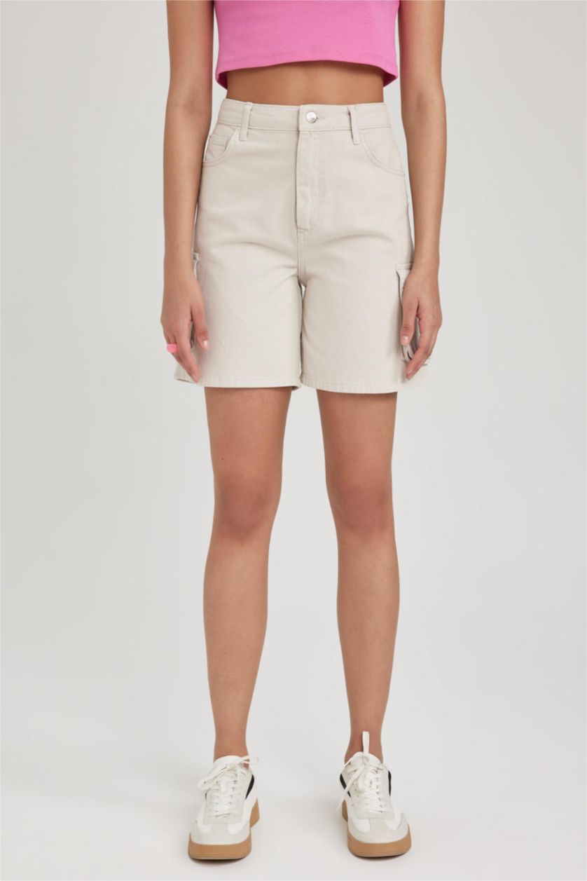WOMAN Stone Gabardine Shorts