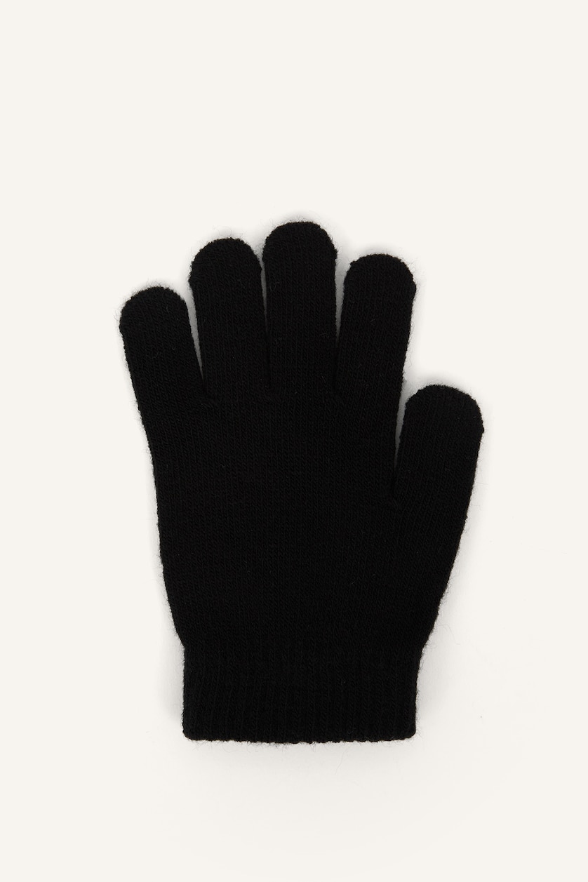 Young Boys - Teen Boys Black Boy Printed Avengers Gloves