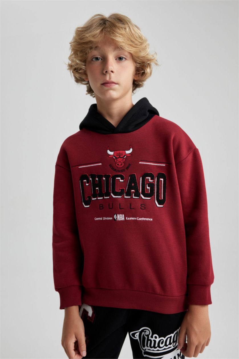 أولادي خمري سويت شيرت اولادي اوفر سايز من شيكاغو بولز