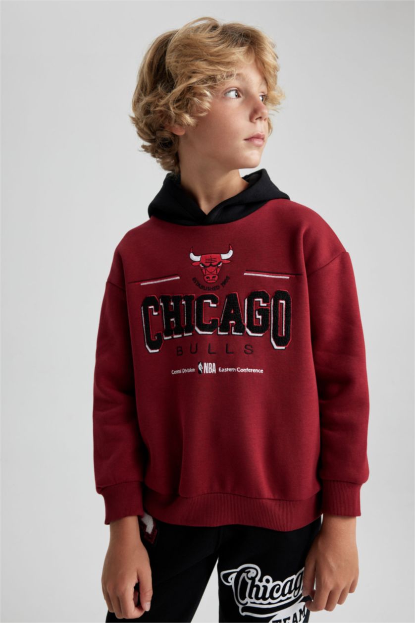 أولادي خمري سويت شيرت اولادي اوفر سايز من شيكاغو بولز