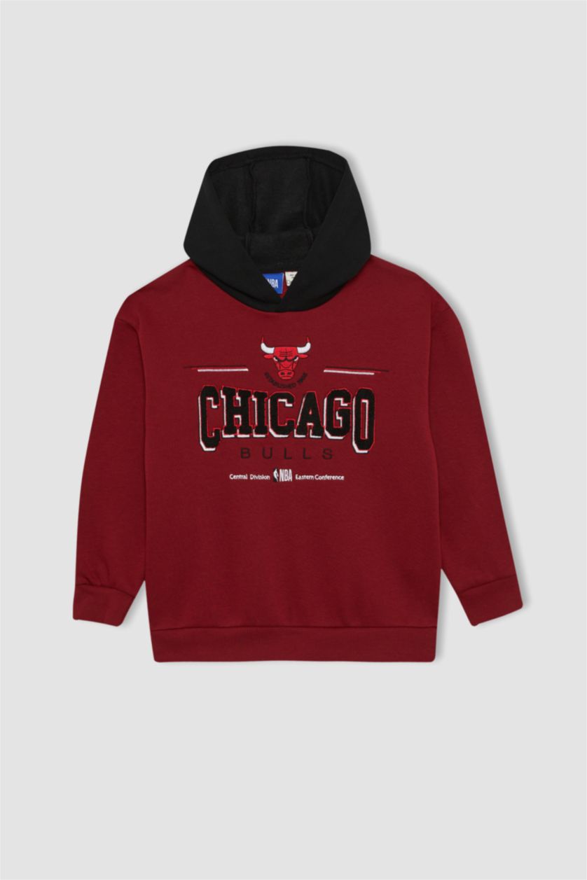 أولادي خمري سويت شيرت اولادي اوفر سايز من شيكاغو بولز