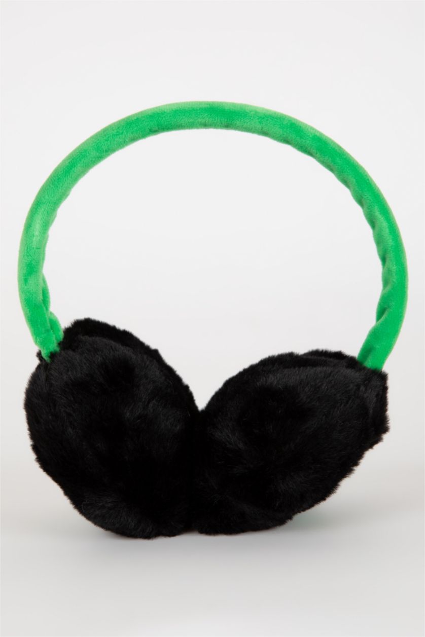 BOYS & TEENS Green Boy Plush earmuff