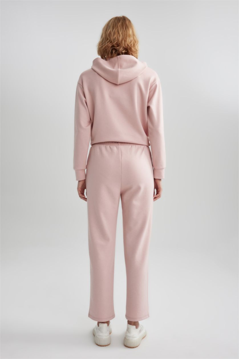 Женщины Розовый Спортивные штаны широкие длинные; DeFactoFit