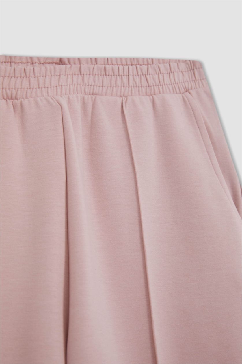 Женщины Розовый Спортивные штаны широкие длинные; DeFactoFit