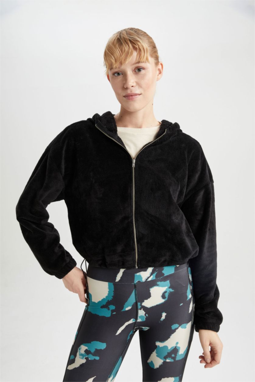 FEMME Noir Cardigan à  Poches de DeFactofit