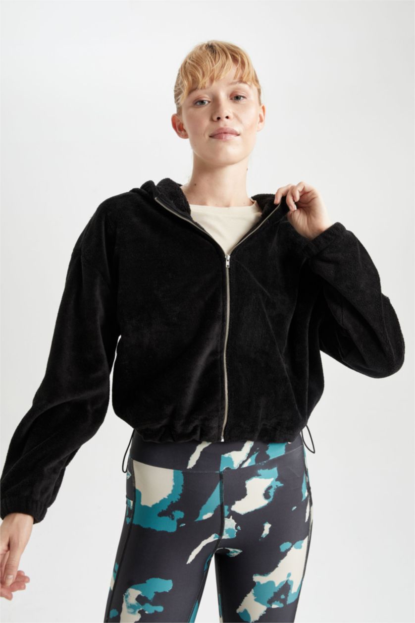 FEMME Noir Cardigan à  Poches de DeFactofit