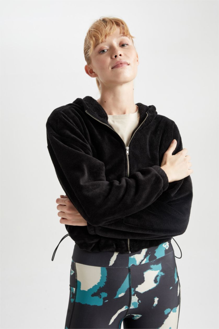 FEMME Noir Cardigan à  Poches de DeFactofit