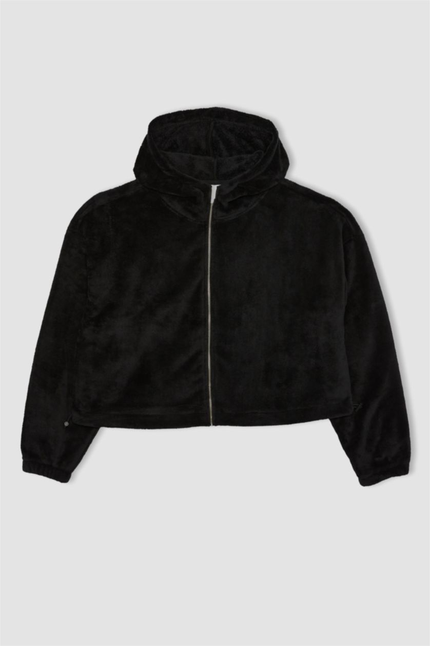 FEMME Noir Cardigan à  Poches de DeFactofit