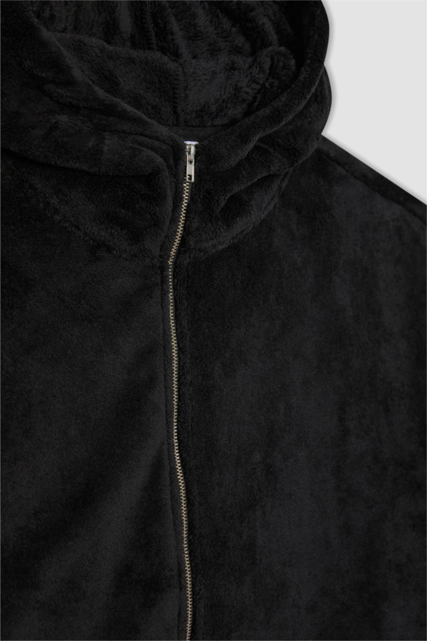 FEMME Noir Cardigan à  Poches de DeFactofit