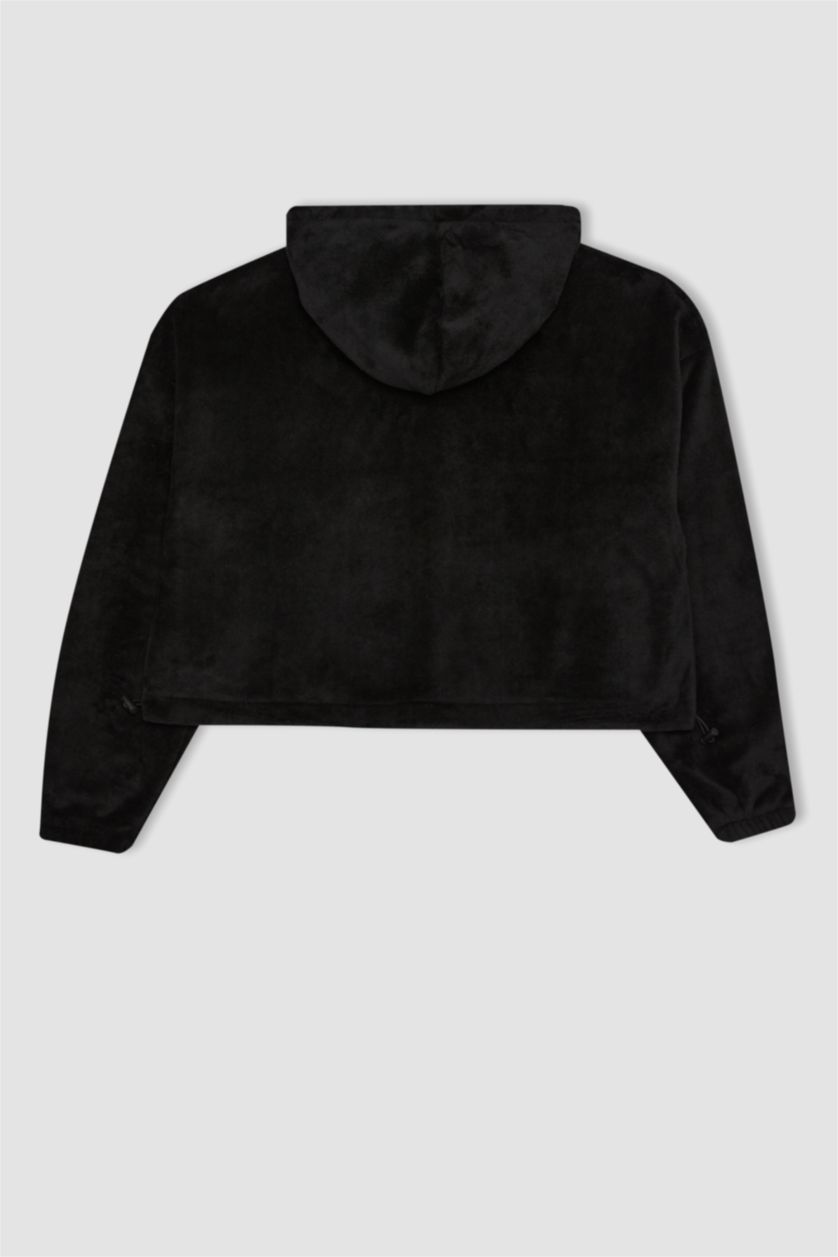 FEMME Noir Cardigan à  Poches de DeFactofit