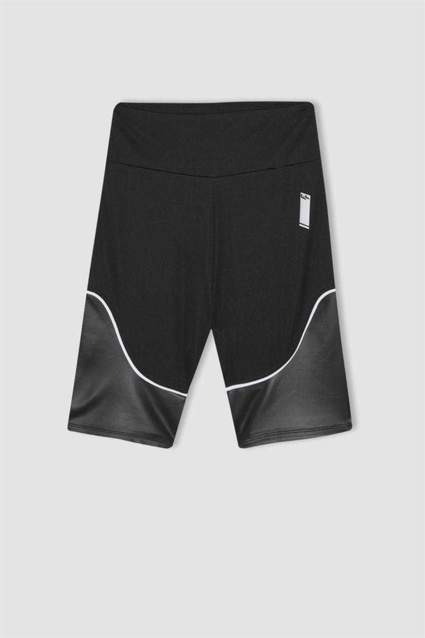 حريمي أسود ليجن بايكر رياضي أسود من DeFactoFit