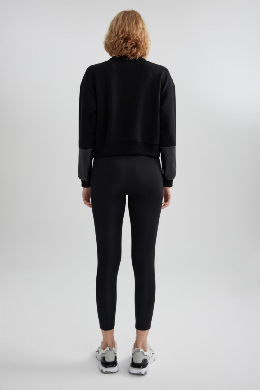 FEMME Noir Leggings à chevilles de DeFactofit