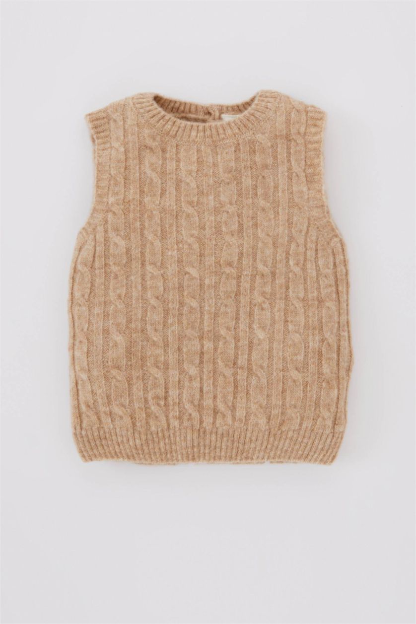 طفلة صغيرة بيج كارديجان بناتي قصة عادية بياقة مستديرة