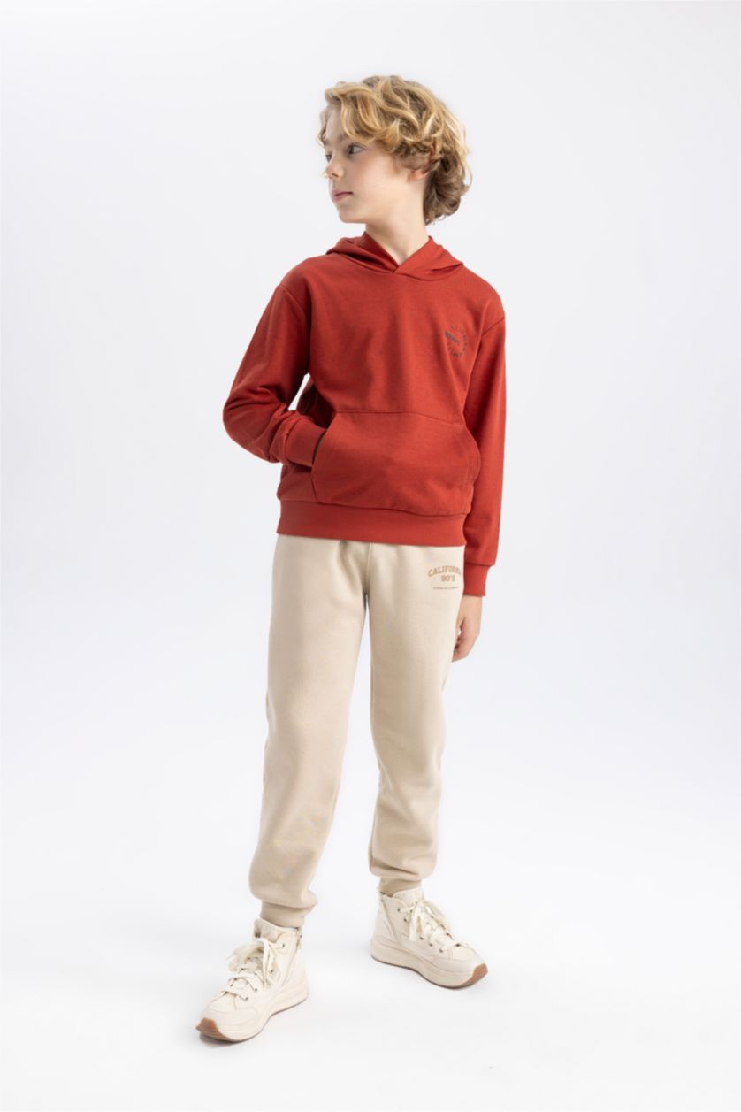 Мальчики и подростки Слоновая кость Спортивные штаны стандартного кроя для мальчиков