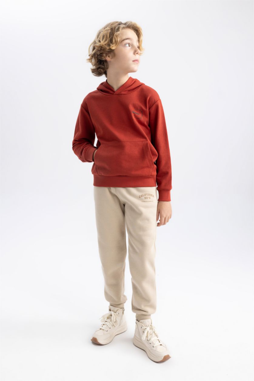 Мальчики и подростки Слоновая кость Спортивные штаны стандартного кроя для мальчиков