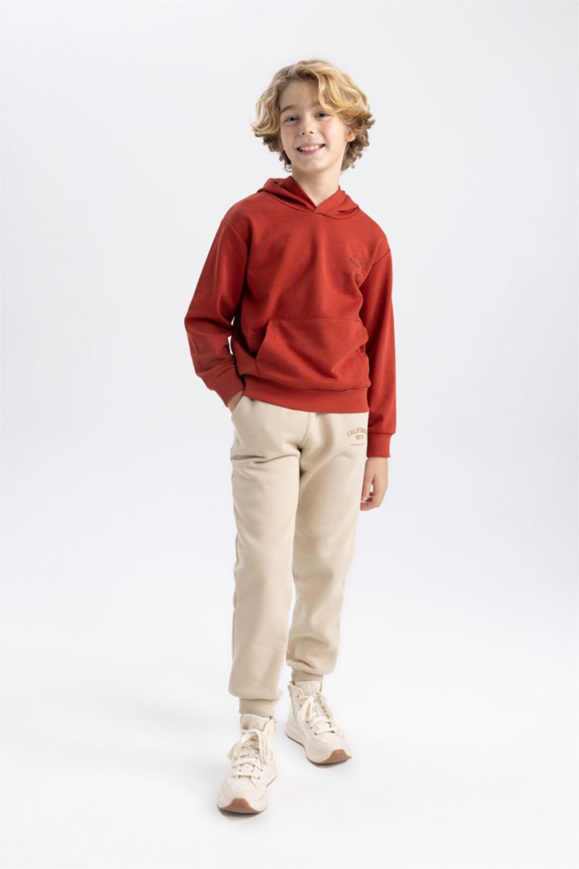 Мальчики и подростки Слоновая кость Спортивные штаны стандартного кроя для мальчиков