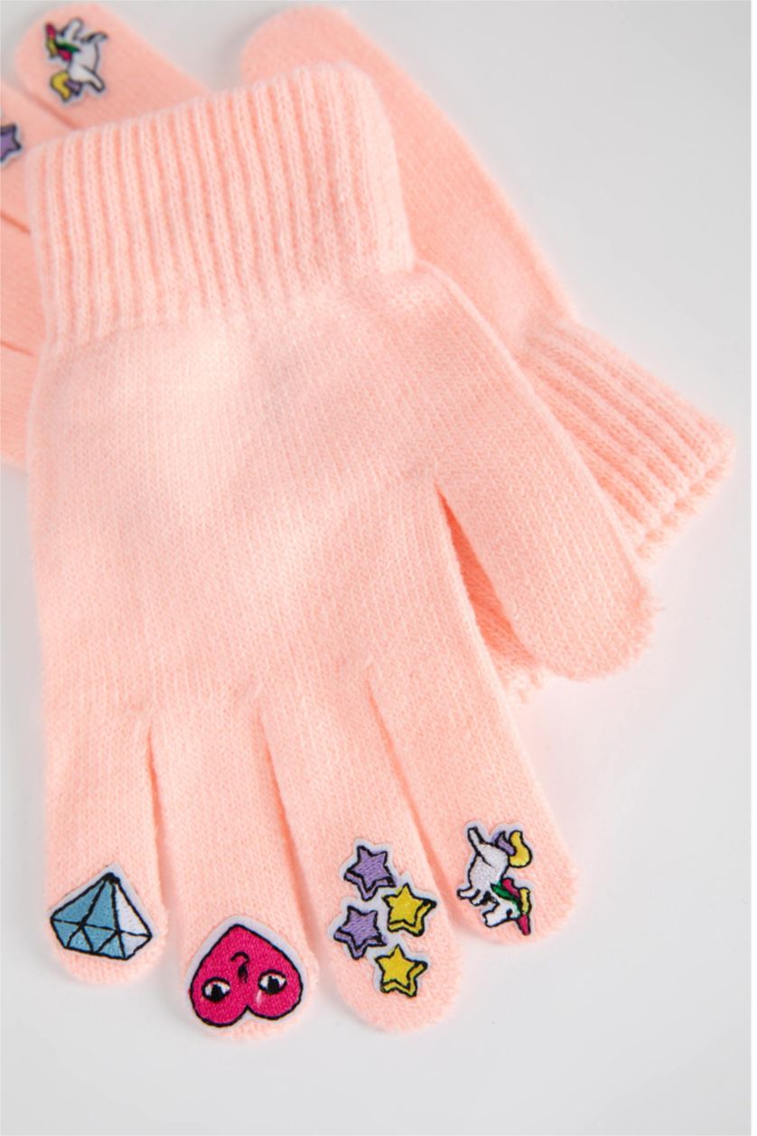 GIRLS & TEENS Pink Girl Gloves