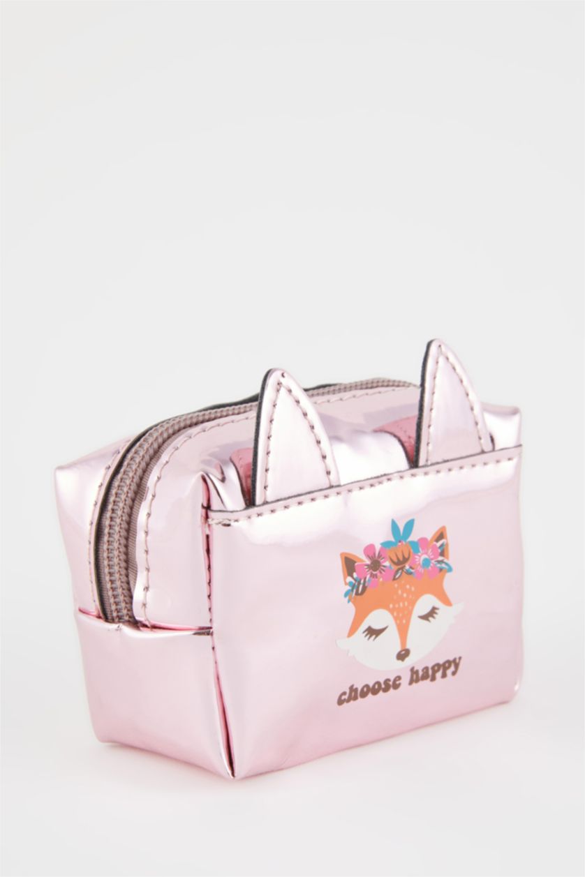 نساء وردي محفظة عملات نسائي