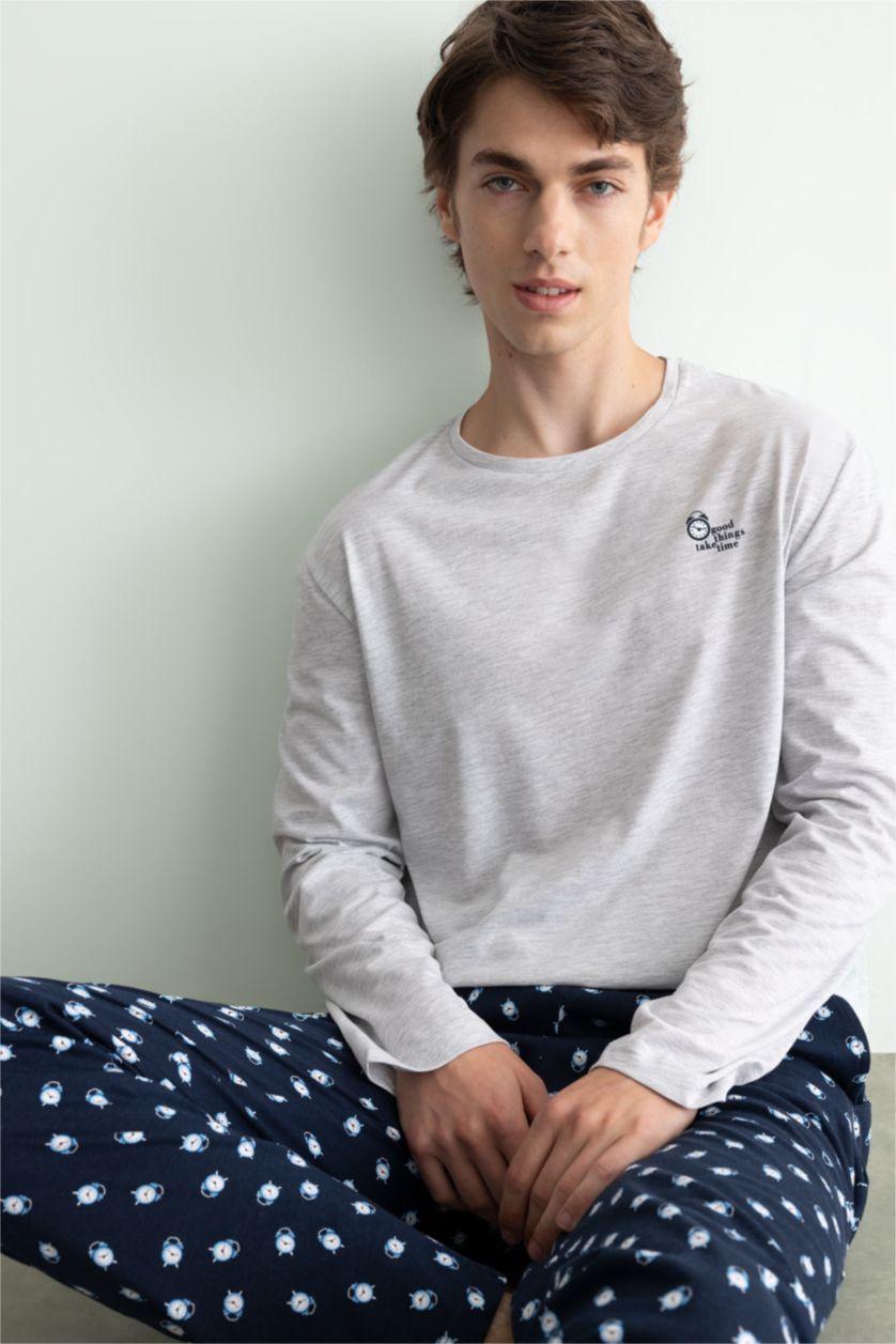 MAN Grey Melange 2 piece Set