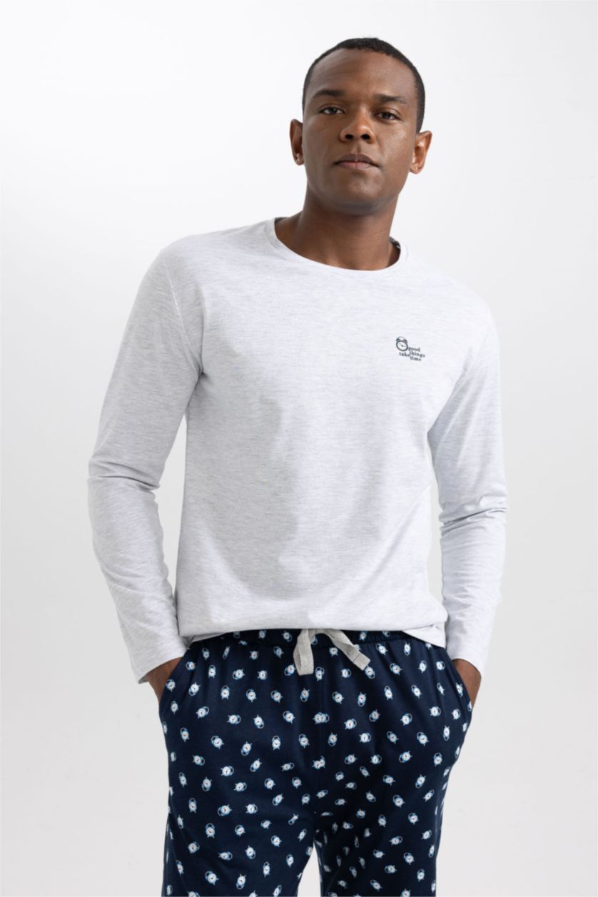 MAN Grey Melange 2 piece Set