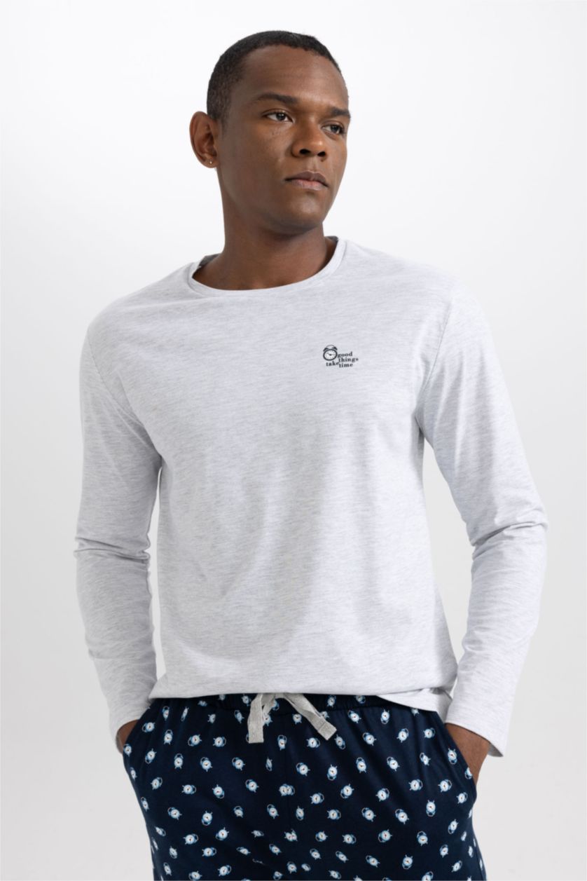 MAN Grey Melange 2 piece Set