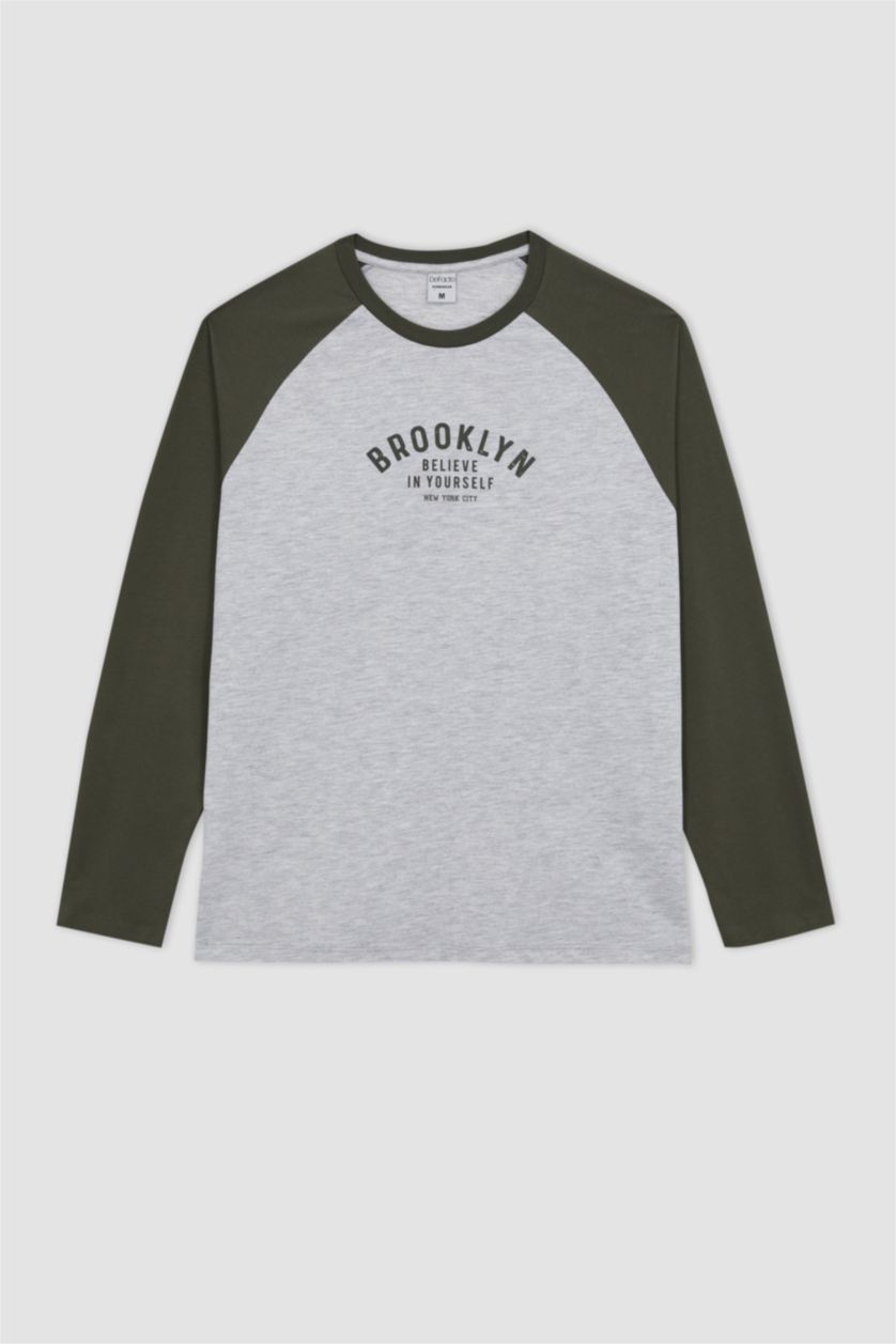 MAN Grey Melange 2 piece Regular Fit Set