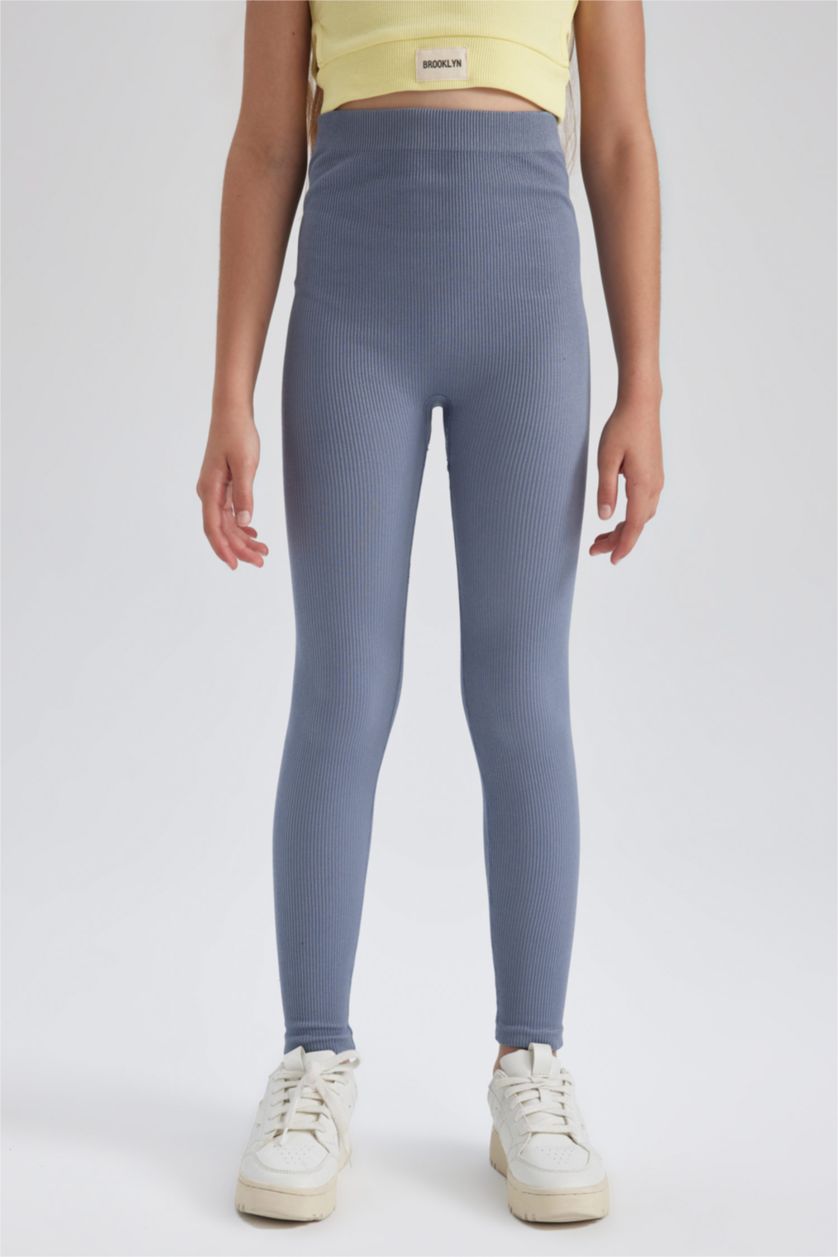 GIRLS & TEENS Grey Girl Slim Fit Leggings