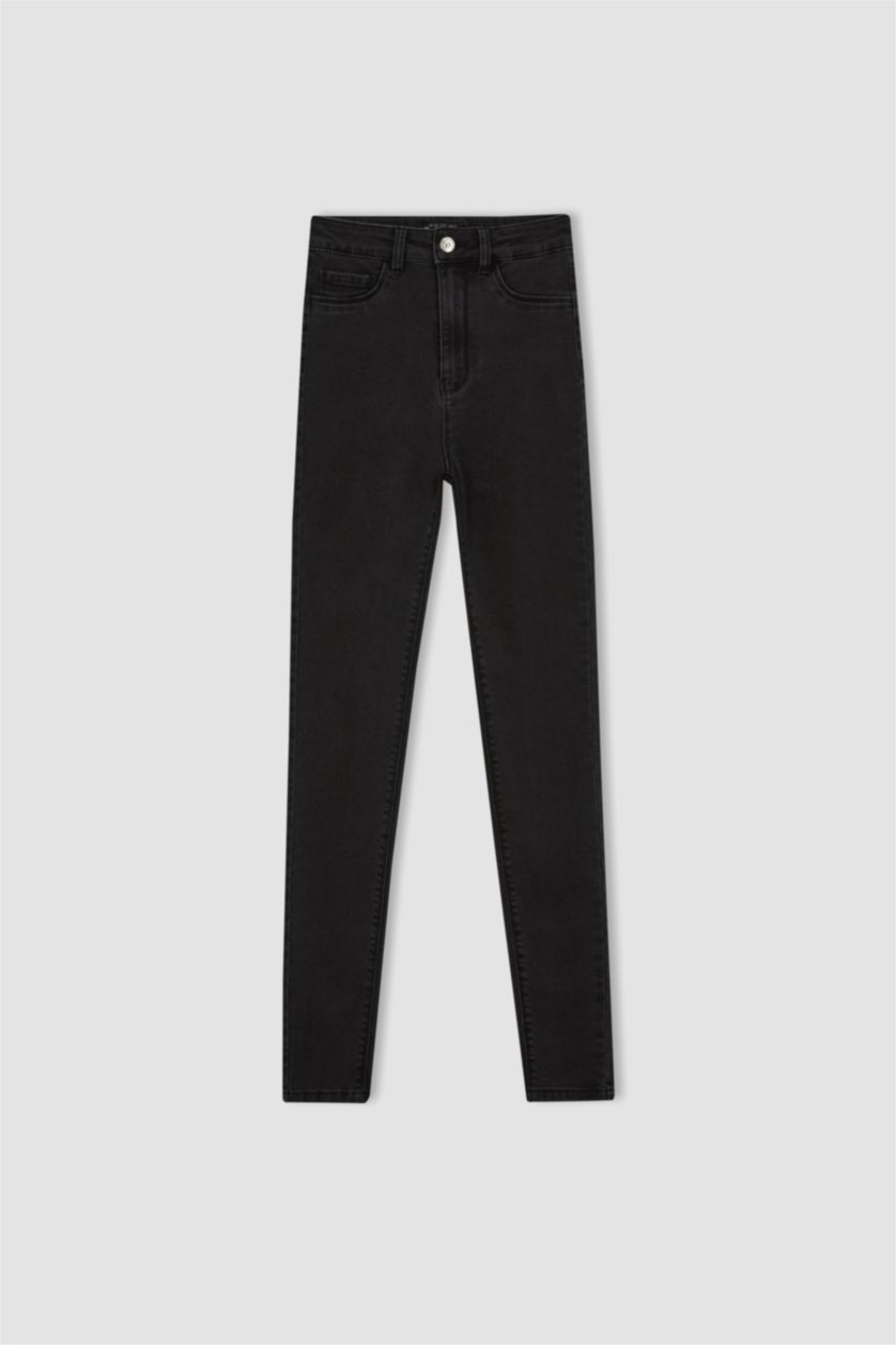 Әйелдерге Антрацит деним Шалбар