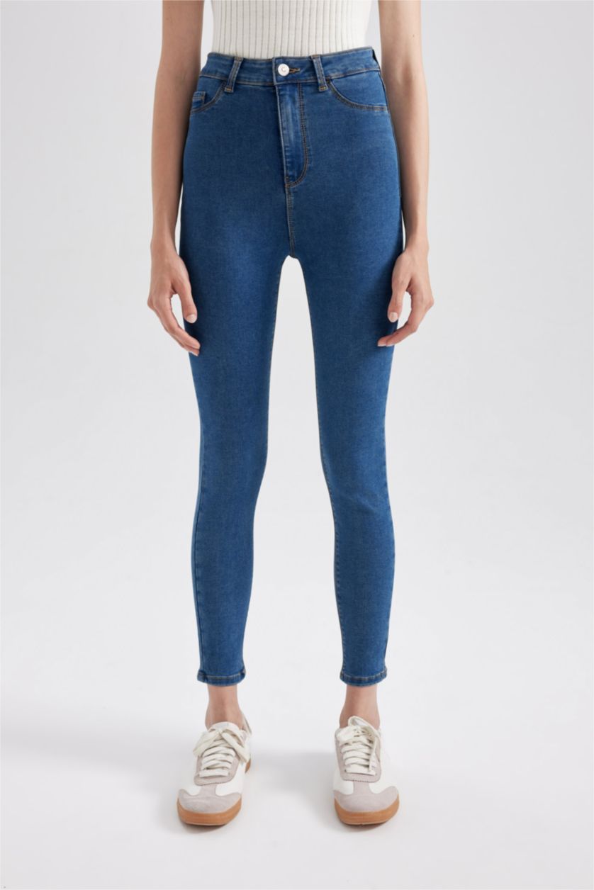 FEMME Bleu High Waist Trousers