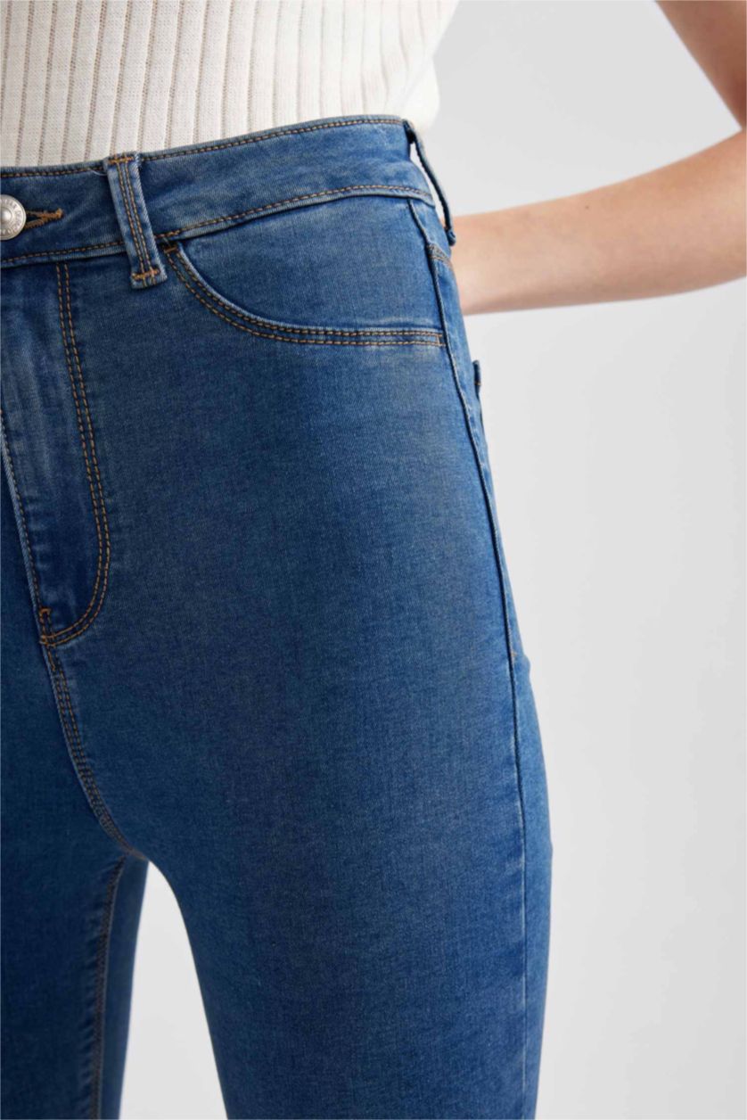 FEMME Bleu High Waist Trousers