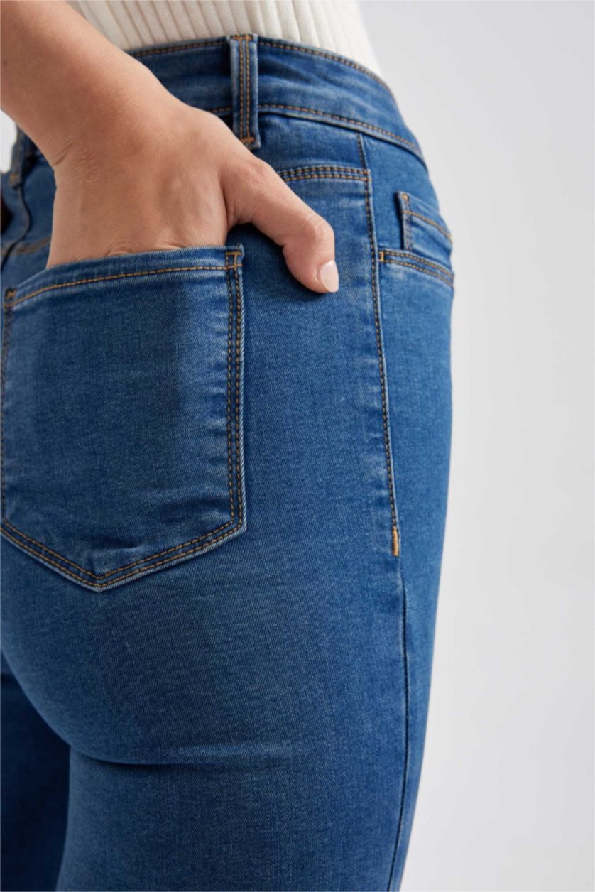 FEMME Bleu High Waist Trousers