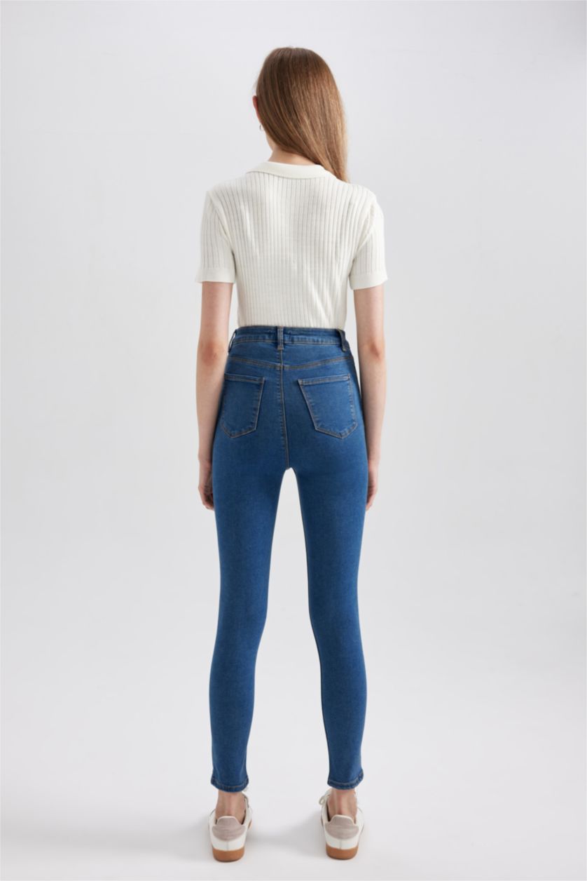 FEMME Bleu High Waist Trousers