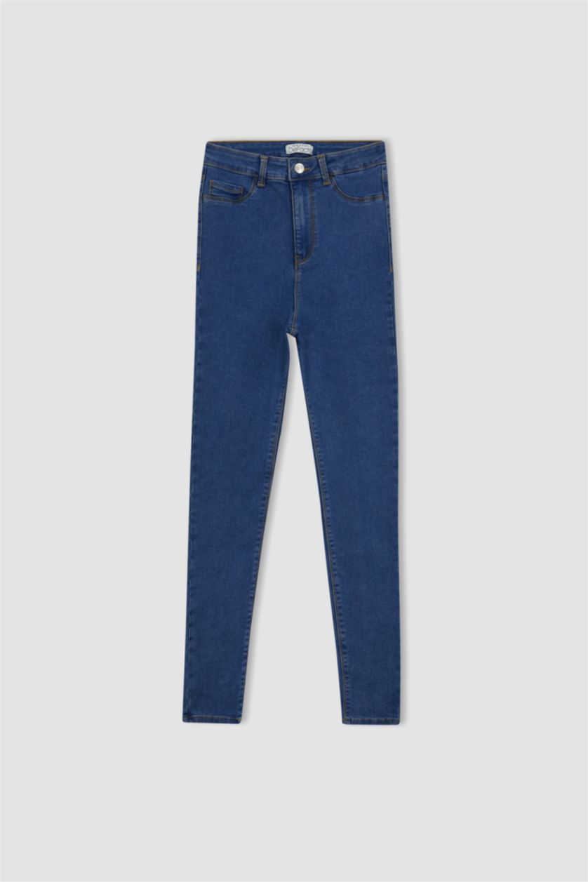 FEMME Bleu High Waist Trousers