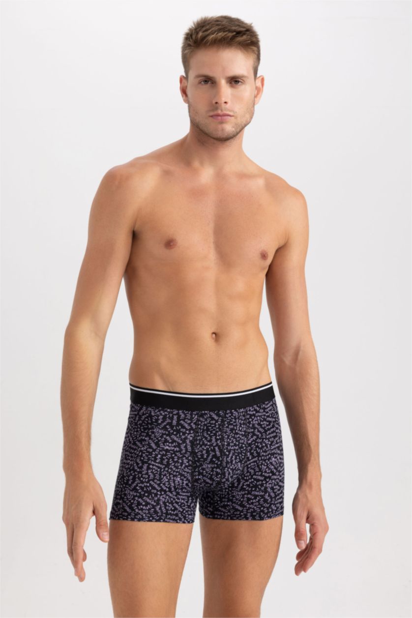 MAN Black 3 piece Regular Fit Boxer