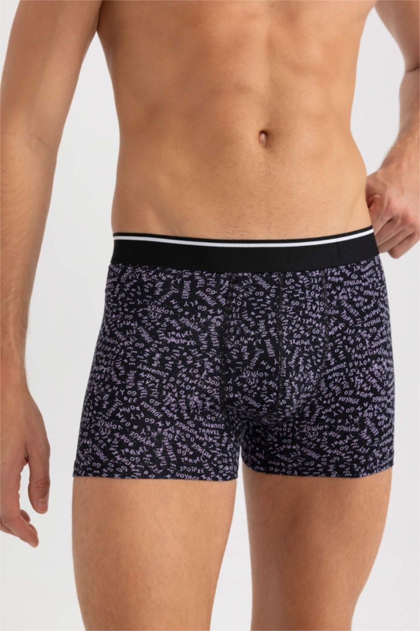 MAN Black 3 piece Regular Fit Boxer