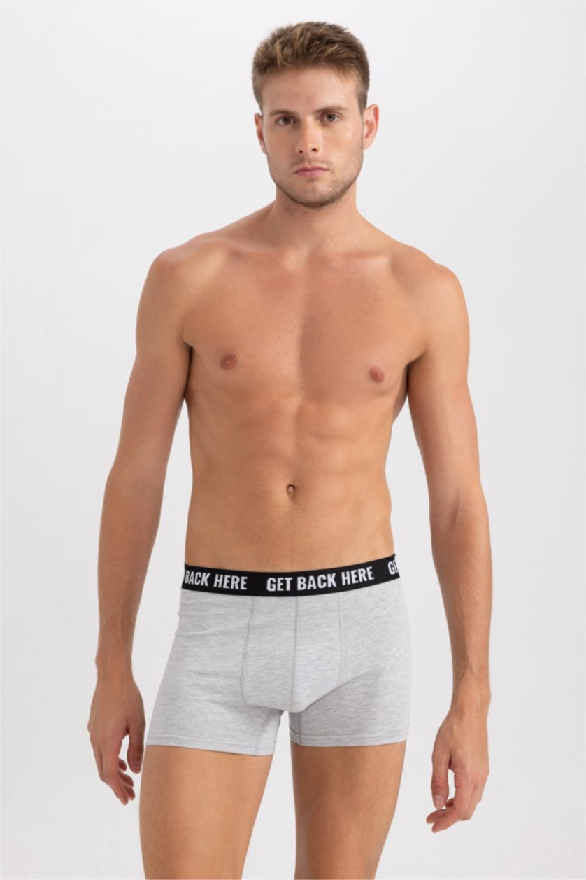 Чоловічий Сірий меланж Боксери стандартного крою для чоловіків