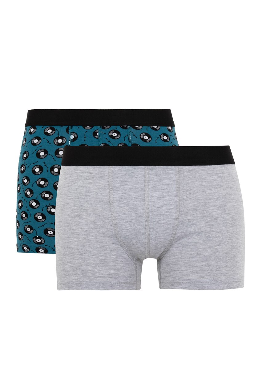 MAN Grey Melange Regular Fit 2 piece