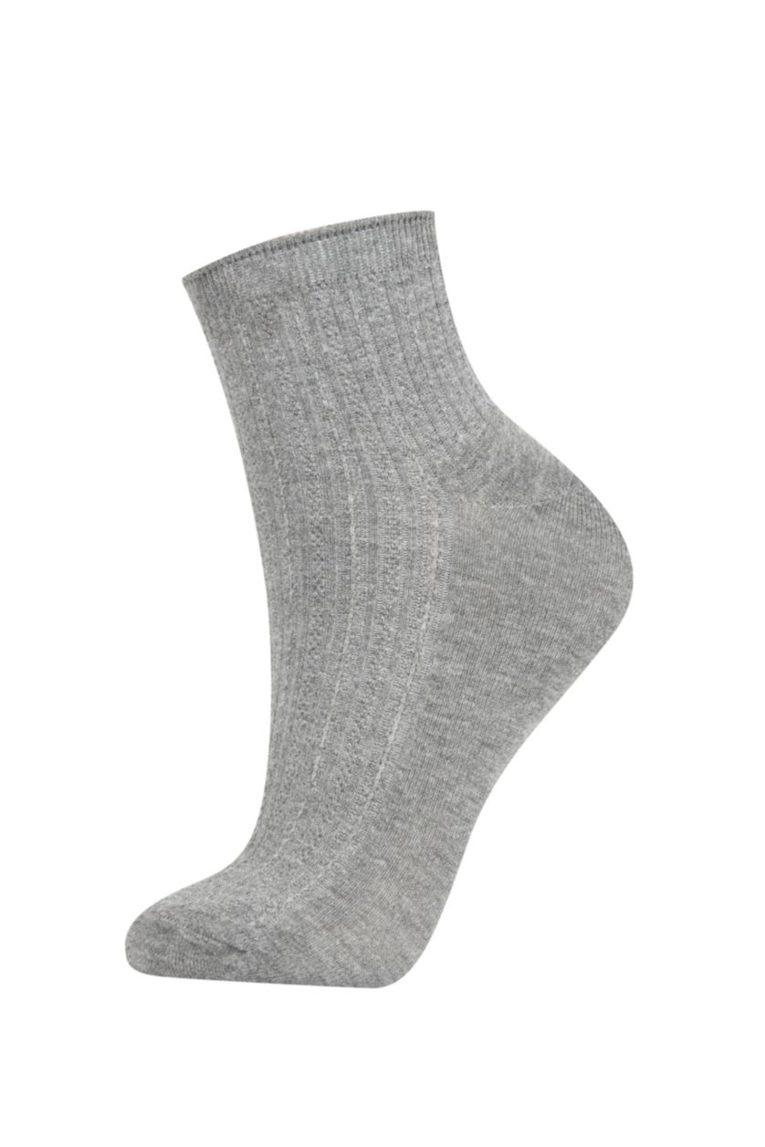 Kadın Karma Kadın 3'lü Pamuklu Soket Çorap