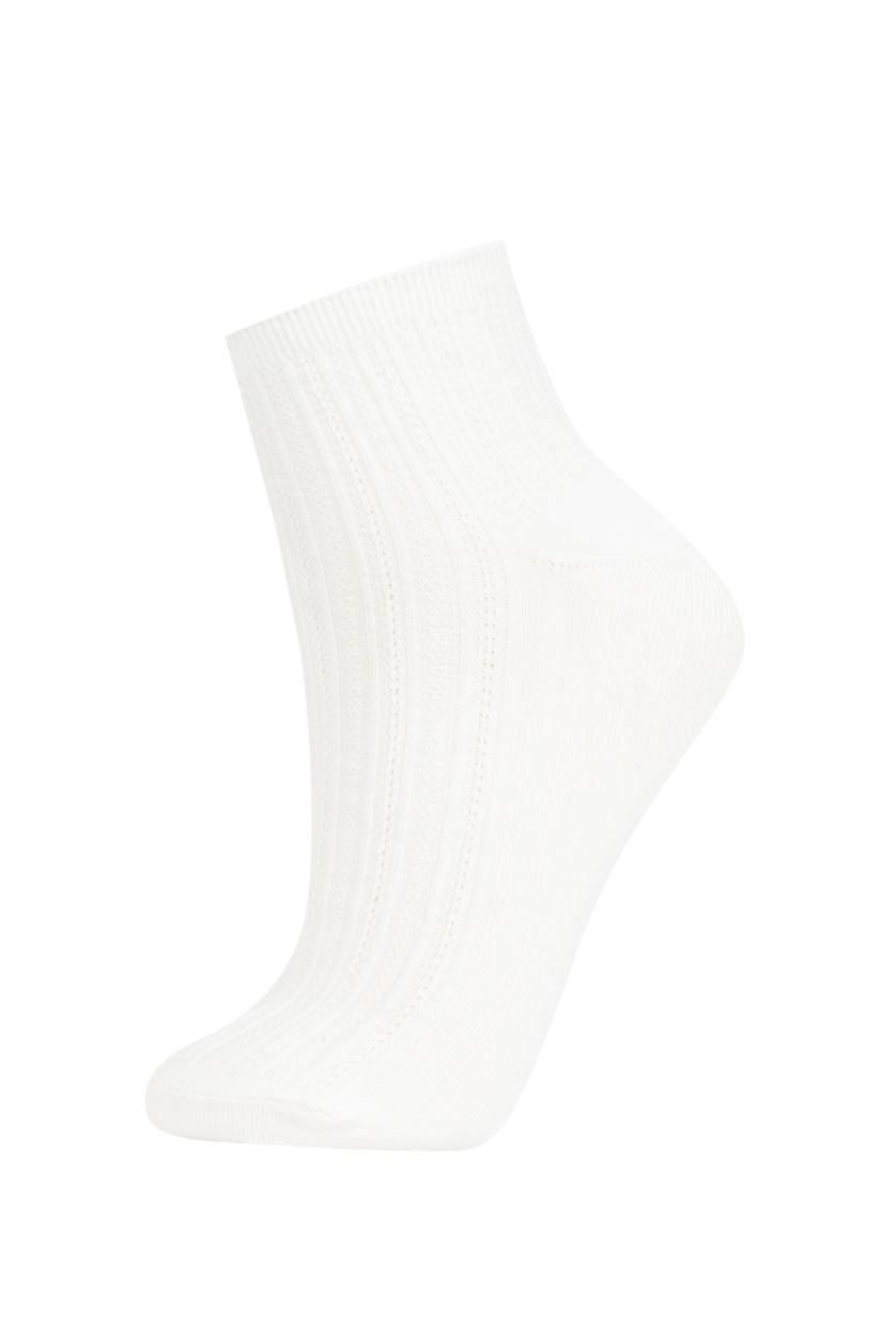 Kadın Karma Kadın 3'lü Pamuklu Soket Çorap