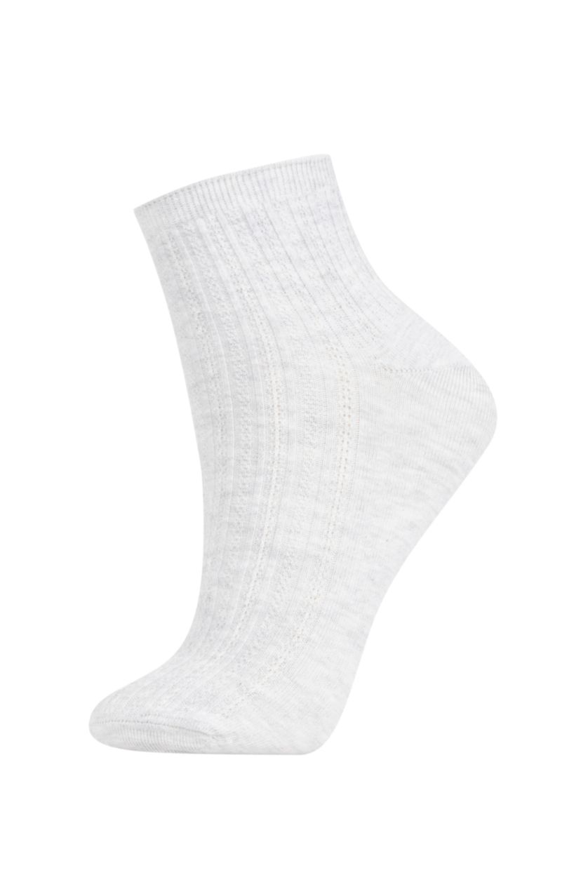 Kadın Karma Kadın 3'lü Pamuklu Soket Çorap