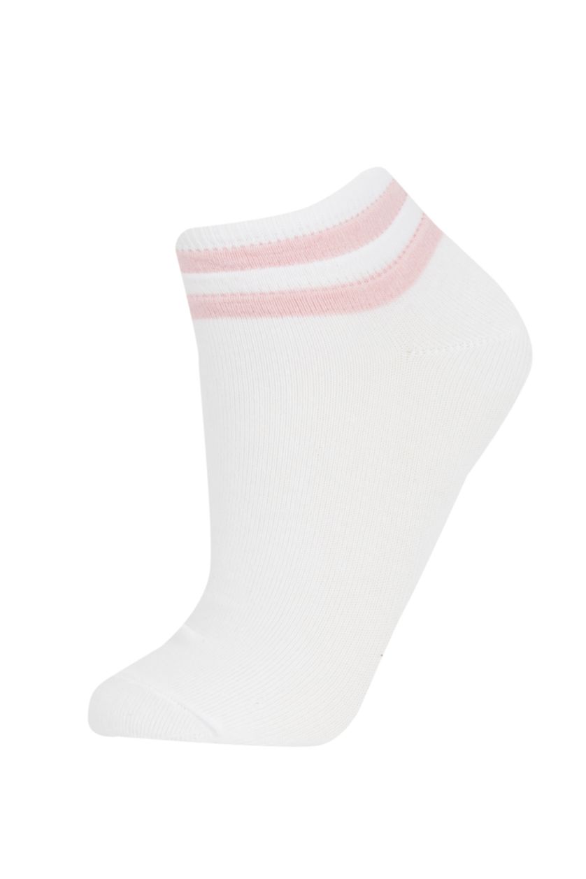 FEMME Rose Clair Chaussettes Coton Pour Femme - 3 Pièces