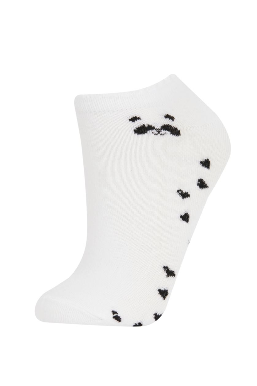 Kadın Karma Kadın 3'lü Pamuklu Patik Çorap