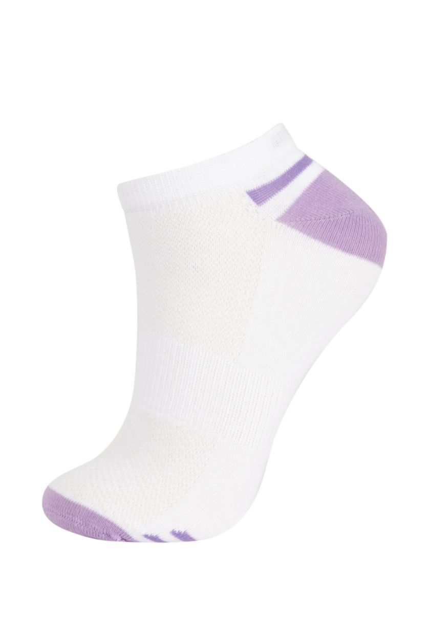 Kadın Karma Kadın 3'lü Pamuklu Patik Çorap