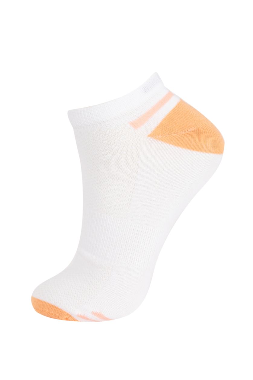 Kadın Karma Kadın 3'lü Pamuklu Patik Çorap