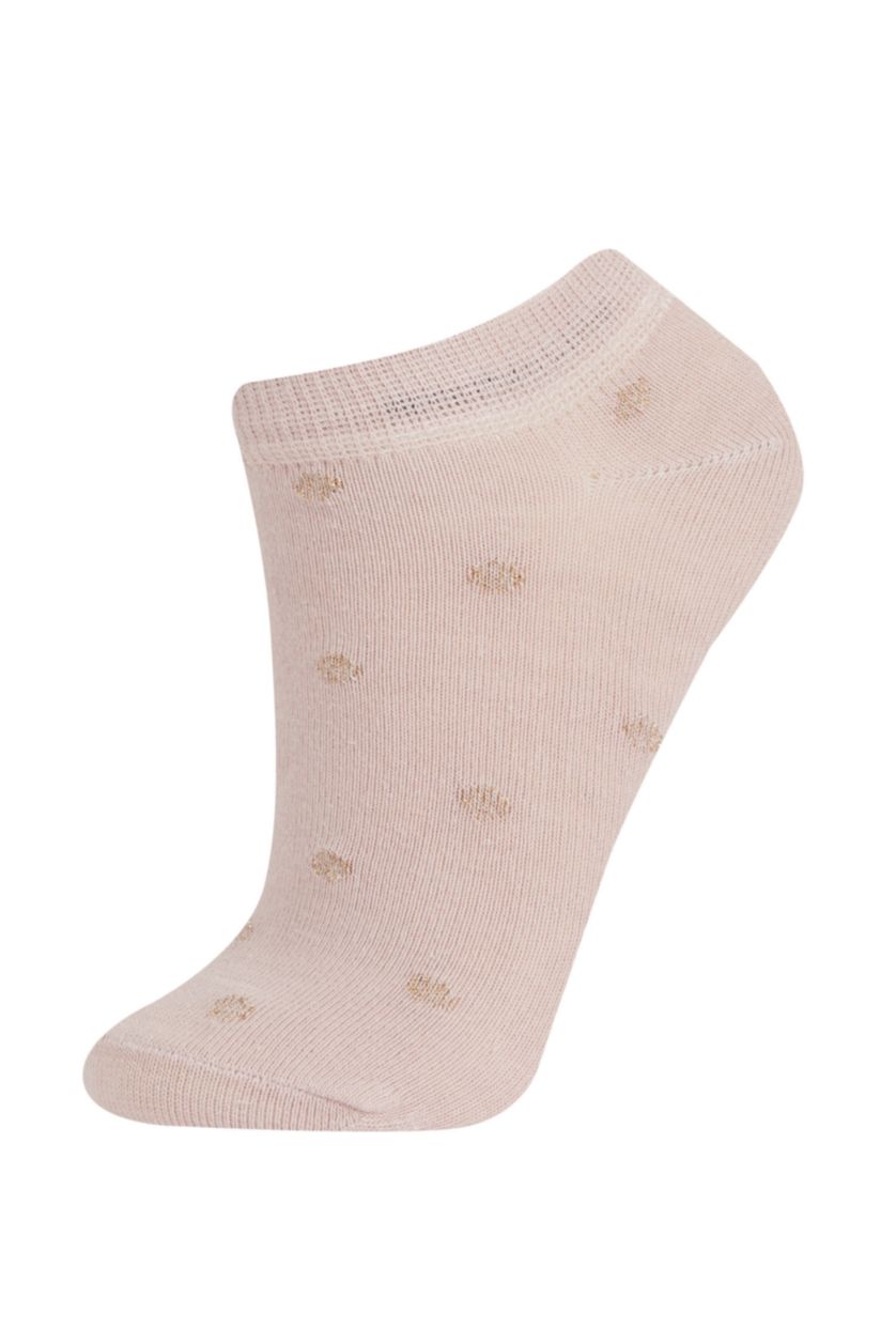 Kadın Karma Kadın 3'lü Pamuklu Patik Çorap