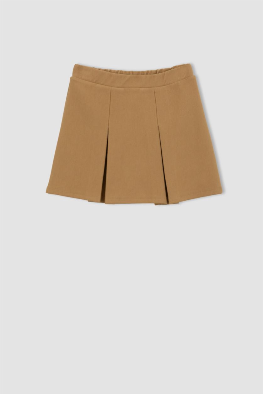 GIRLS & TEENS Beige Girl Regular Fit Skirt