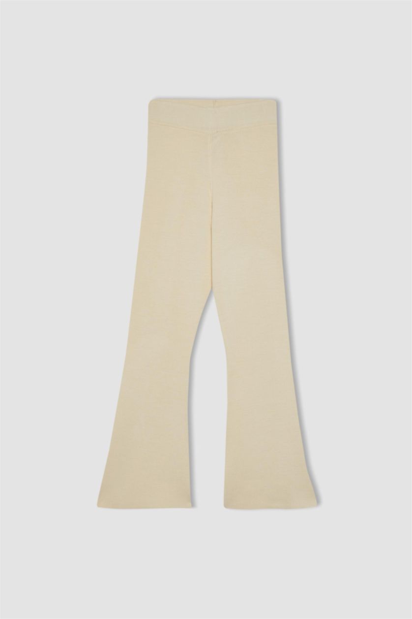 GIRLS & TEENS Ecru Flare Trousers