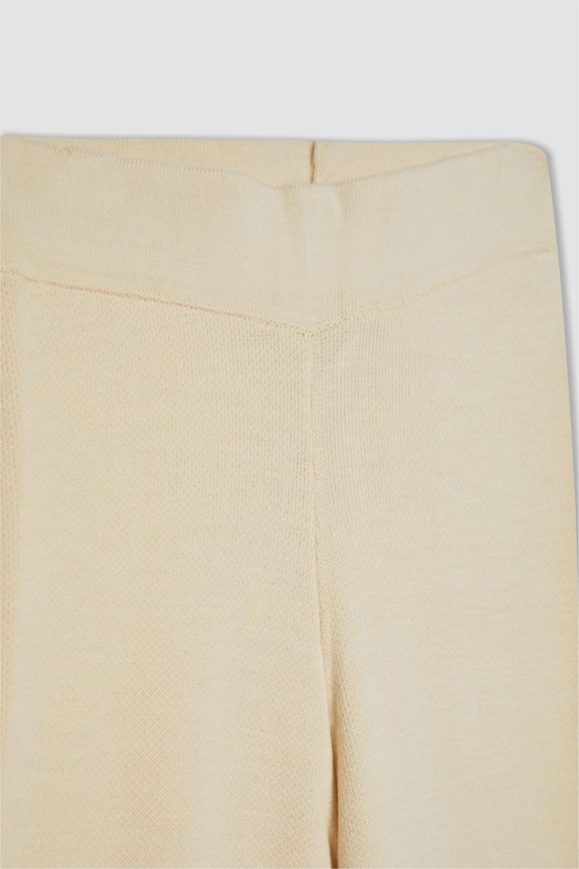 GIRLS & TEENS Ecru Flare Trousers