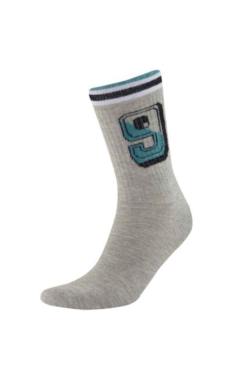 Erkek Karma Erkek 3'lü Pamuklu Uzun Çorap