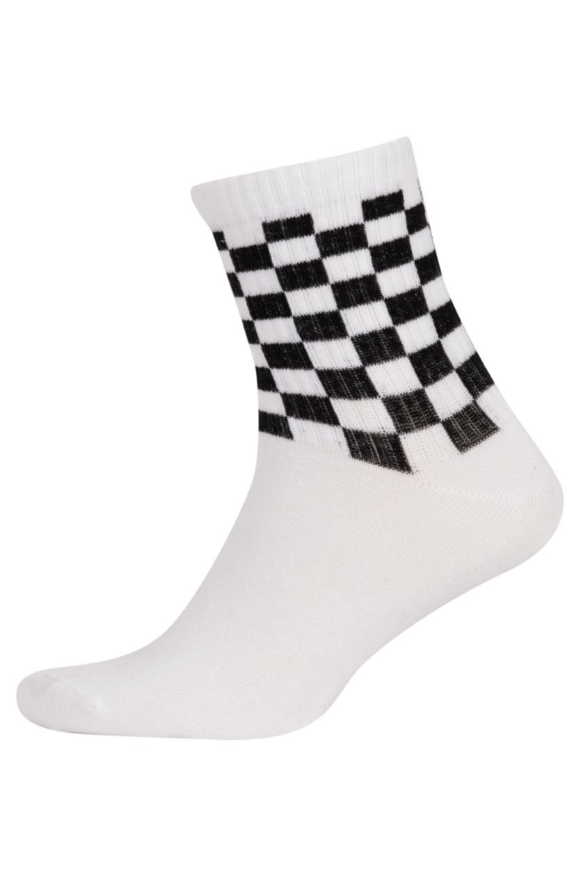 Erkek Karma Erkek 3'lü Pamuklu Soket Çorap